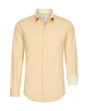 Pastelkleurig overhemd S - 6XL Slim Fit Katoenen stretch