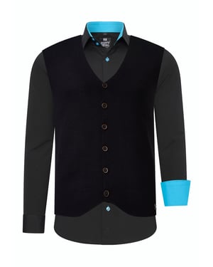 Shirt met vest set van 2