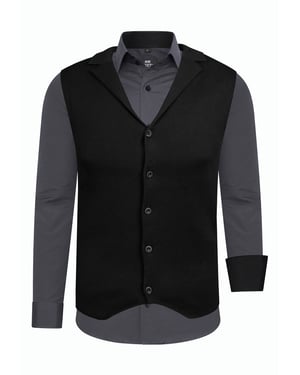 Shirt met vest set van 2