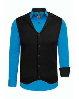 Shirt met vest set van 2