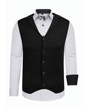 Shirt met vest set van 2