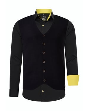 Shirt met vest set van 2