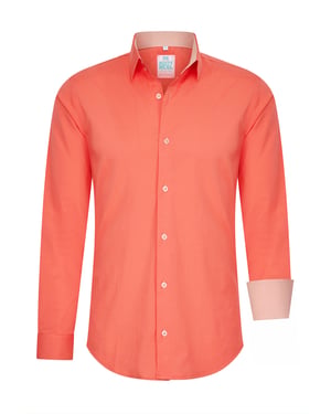 Pastelkleurig overhemd S - 6XL Slim Fit Katoenen stretch