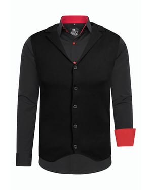 Shirt met vest set van 2