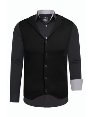 Shirt met vest set van 2