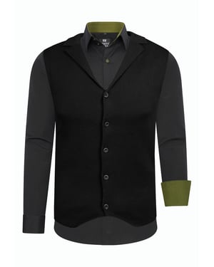 Shirt met vest set van 2