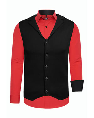 Shirt met vest set van 2