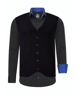 Shirt met vest set van 2