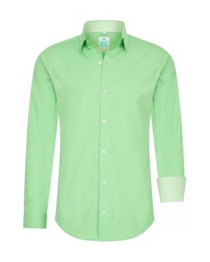 Pastelkleurig overhemd S - 6XL Slim Fit Katoenen stretch