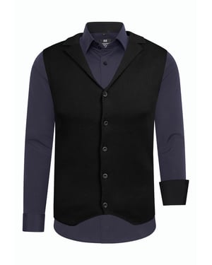 Shirt met vest set van 2