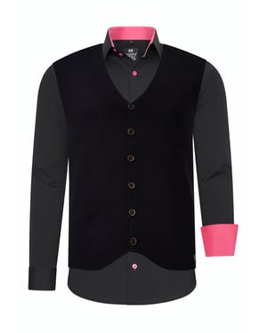 Shirt met vest set van 2