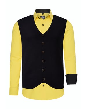 Shirt met vest set van 2