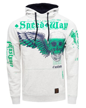 Streetwear "FLYING SKULL" trui