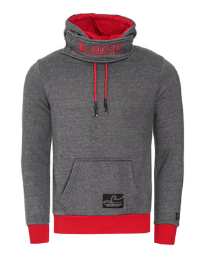 Sweatshirt met hoge kraag en capuchon