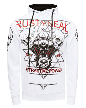 Sweatshirt met rockerprint