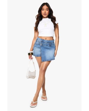 Petite Denim Skort