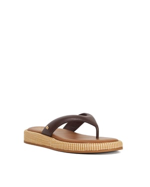 Dune Ladies Laike - Wedge Heel Toe Post Sandals
