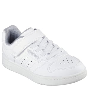 SKECHERS JONGENS QUICK STREET SNEAKERS JUNIOR SCHOENEN WIT 405638L