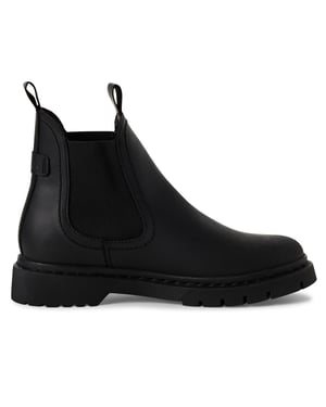 Tamaris Womens Black Leather Classic Chelsea Ankle Boots