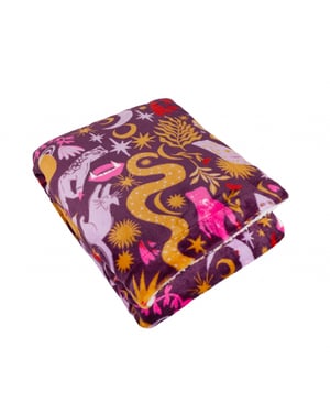furn. Enchanted Printed Fleece Throw