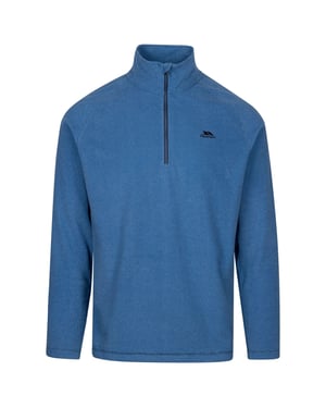 Trespass Keynote Anti Pilling 1/4 Zip Fleece Top för män (Harbour Blue)