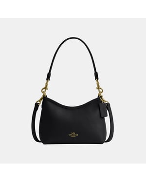 Laurel Small Shoulder Bag in Lux Pebble Leather