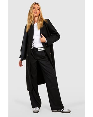 Double Breasted Longline Coat