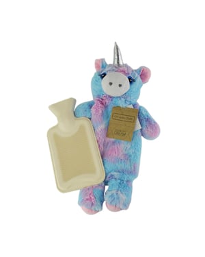 Rainbow Kleurrijke Pluche Eenhoorn Warmwaterkruik - 750 ml