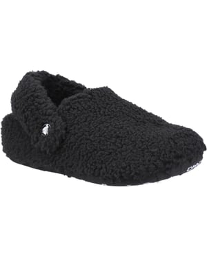 Crocs Classic Cozzzy Polyester Black Slippers