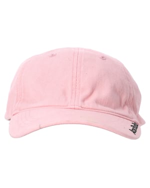 Acne Studios Twill-logotypkeps i rosa bomull