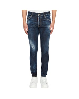 Dsquared2 Super Twinky Jean effen blauwe jeans