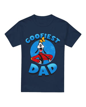 Disney Heren Goofiest Papa Goofy T-Shirt (Marine)