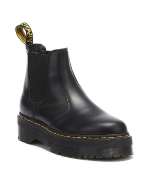 Winkel Voor 2976 Quad Smooth Polished Zwarte Laarzen Voor Dames