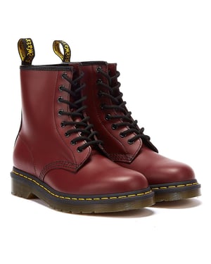 Shop Voor Dr. Martens 1460 Gladde Vrouwelijke Kersenrode Leren Laarzen