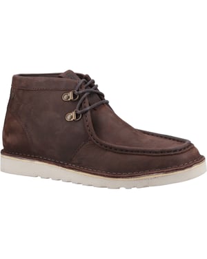 Hush Puppies Oswald Läder Herrbruna Stövlar