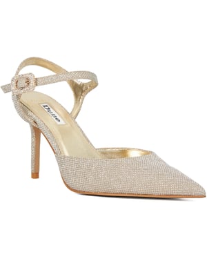 Dune Channel Wide Fit Women's Gold Shoes