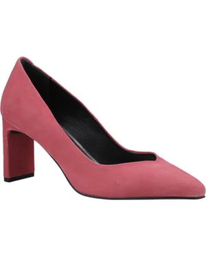 Hush Puppies Olivia Suède Dames Koraal Schoenen