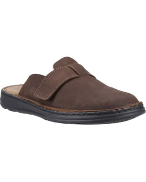 Hush Puppies Edward Leather Men's Brown Mules