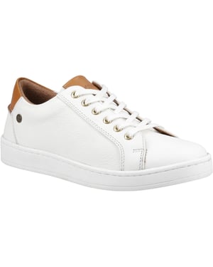 Cotswold Radcot Leather Women's White Trainers