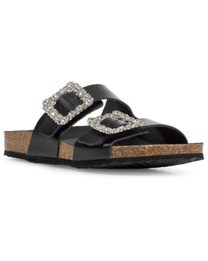Geox D BRIONIA R Läder Dam Svarta Sandaler