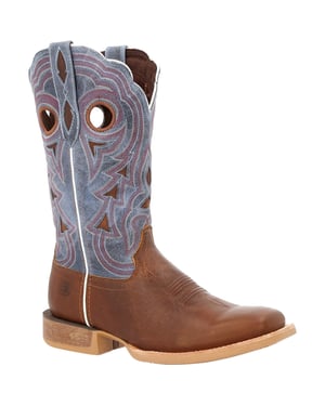 Durango Lady Rebel Pro Leren Dameslaarzen Goudbruin/Periwinkle
