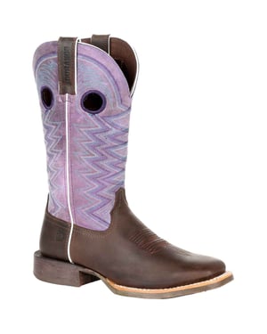 Durango Lady Rebel Pro Leren Dames Boots Donker Aarde/Amethist