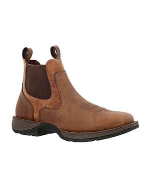 Durango Rode Dirt Rebel Leren Heren Old Town Bruin/Tan Enkelboots
