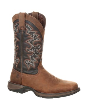 Durango Rebel Leren Heren Chocolade/Middernacht Boots