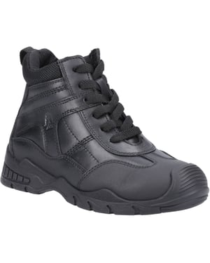 Hush Puppies Titus JNR Leather Boys's Black Boots