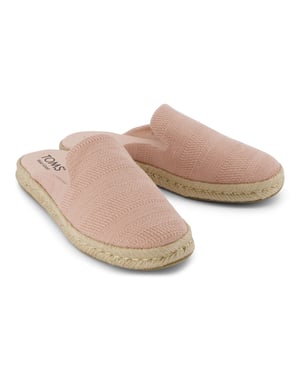 TOMS Santiago Mule Textiel Dames Lichtroze Muiltjes