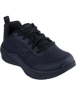 Skechers Microspec Advance Textile Girls's Black Trainers