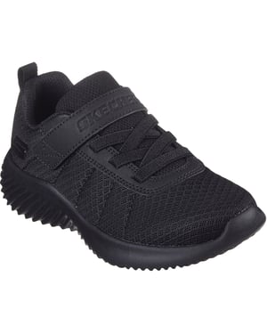 Skechers Bounder Baronik Textile Black Trainers