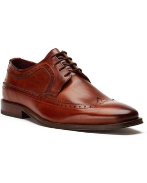 Base London Havisham Läder Herr Tan Derby Skor