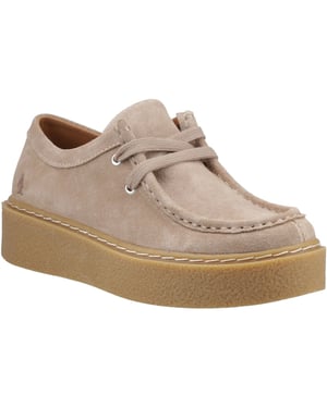 Hush Puppies Bridie Mockaskinn Dam Taupe Mules Skor